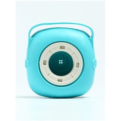 Щётка для мытья и массажа животных, с емкостью для шампуня, бирюзовая