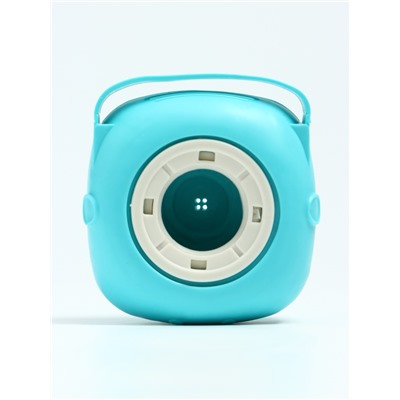 Щётка для мытья и массажа животных, с емкостью для шампуня, бирюзовая