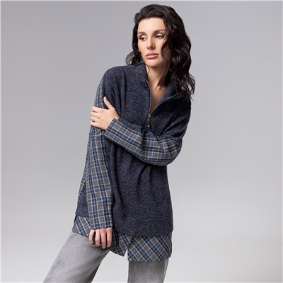 Свитшот утеплённый, Путешествие начинается (синяя туманность)