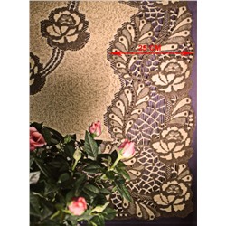 Скатерть арт.  209110/100/5, прямоугольная, размер 100 см х 150 см, цвет песочно-кофейный