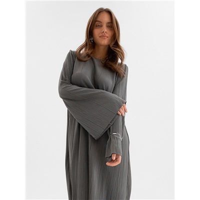 Платье женское MIST Classic collection, макси, размер 48-50, графит