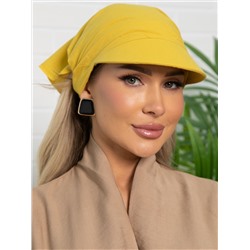 Косынка с козырьком на резинке (горчица) ККР19-23М