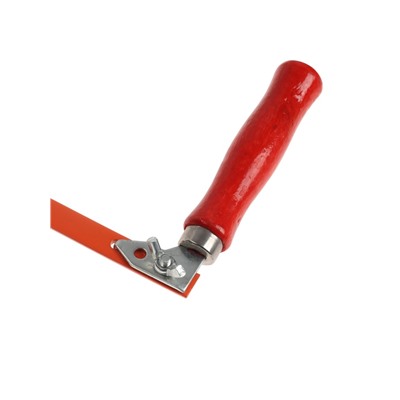 Лобзик ручной ТУНДРА, деревянная рукоятка, пилки 130 мм, высота 200 мм