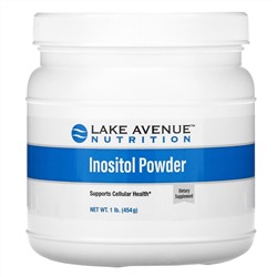Lake Avenue Nutrition, инозитол в порошке, без добавок, 454 г (16 унций)