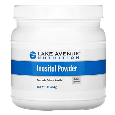 Lake Avenue Nutrition, инозитол в порошке, без добавок, 454 г (16 унций)
