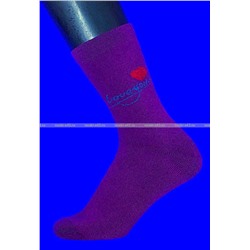 Ecosoks термоноски женские внутри махра "Love you" арт. 6124