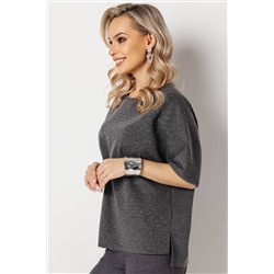 Блузка женская  4483/10/Серый, блеск