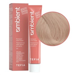 TEFIA  Ambient 10.35 Перманентная крем-краска для волос / Экстра светлый блондин золотисто-красный, 60 мл 22161