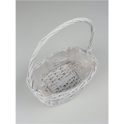 Корзина плетёная Dayton, ива, белый