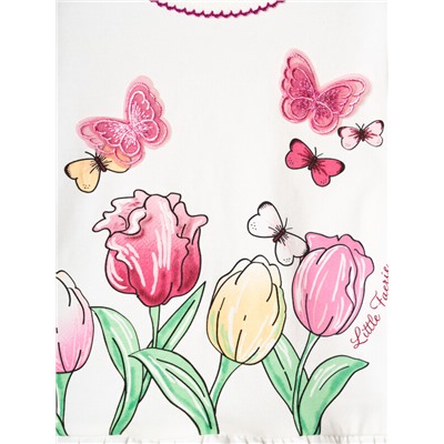 Джемпер детский трикотажный для девочек (футболка)