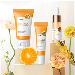 Набор 3 средства для лица с Витамином С Laikou Vitamin C Skincare Set