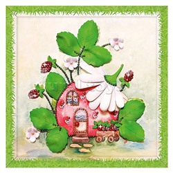 Мозаика из пайеток "Земляничный аромат "