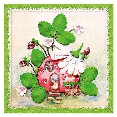 Мозаика из пайеток "Земляничный аромат "