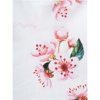 Комплект трикотажный для девочек: фуфайка (футболка), брюки