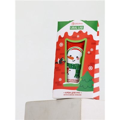 Крем для рук новогодний 30 мл, аромат тёплое какао, URAL LAB