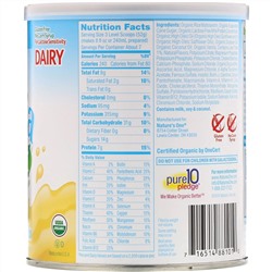Nature's One, Organic Pedia Smart!, Питьевая смесь с полным комплексом питательных веществ, со вкусом ванили, 360 г (12,7 унции)