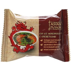 ASIAN FUSION Суп из морепродуктов с креветками п/п 12г