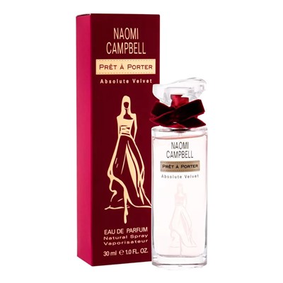 NAOMI CAMPBELL PRET A PORTER ABSOLUTE VELVET edp (w) 30ml
