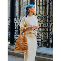 Футболка женская MIST, размер 42-44, бежевая