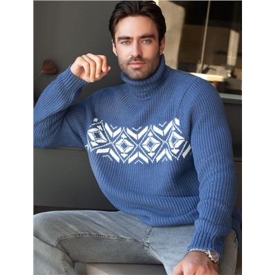 Свитер крупной фактурной вязки из мягкой пряжи из хлопка с акрилом