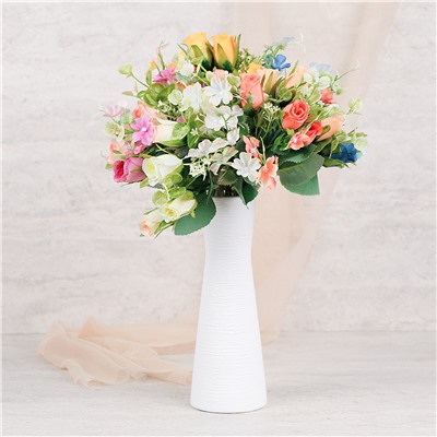 Цветок искусственный 30 см / W01201-2 /уп 2/150/600/ (Желто-розовый )