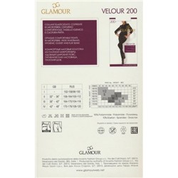 Колготки теплые, Glamour, Velour 200