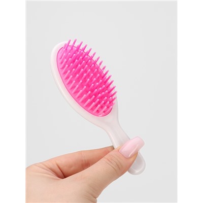 Расчёска - мини массажная, 4.5×13 см, МИКС