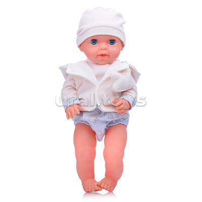 Пупс "Леночка" (пьет, писает) с аксессуарами, в коробке