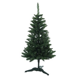 Искусственная ёлка «Карпатская», 150 см, d нижнего яруса 80 см, ПВХ 335 веток отгибаются