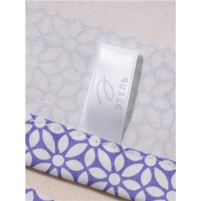 Дорожка на стол «Этель. Уютные коты», 40×146 см, 100% хлопок, саржа 190 г/м², бежевая/синяя