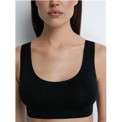 Omsa Топ OmS131 Майка "Toп" женская (кроп-топ на широких бретелях), PA