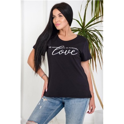 Футболка 4471 (Черный)