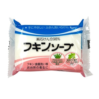 Кухонное хозяйственное мыло с мятой Fukin Soap Kaneyo, Япония, 135 г Акция