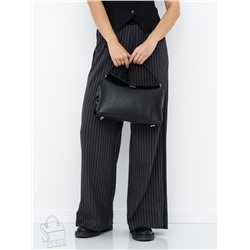 Сумка женская кожаная 1026L black Polina&Eiterou  в Новосибирске