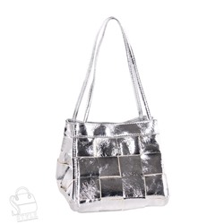 Сумка женская кожаная 9356-13VG silver Vitelli Grassi