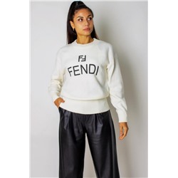 Теплый джемпер F женский арт.1835 (Белый)