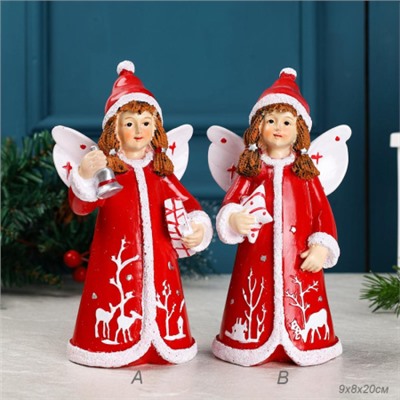 Фигурка Снегурочка 20 см микс / SD109 /уп 36/Новый год