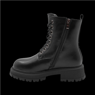 Ботинки на меху А9 черные