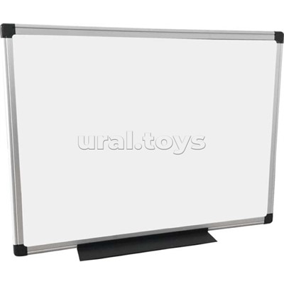 Доска магнитно-маркерная c алюминиевой рамой, белая "Highline" 600x900 мм, МДФ основа