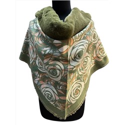 Платок-накидка с мехом