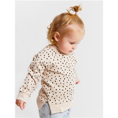 Джемпер для девочки «Крошка Я. Киса», рост 62-68 см, бежевый