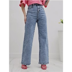 Джинсы трубы широкие палаццо