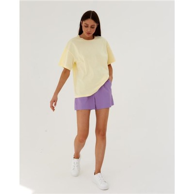 Футболка женская MIST basic, размер 44-46, жёлтая