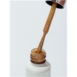 Гель для дизайна ногтей, с блёстками, LED/UV, 8 мл, цвет золотистый