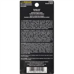 Wet n Wild, Тушь для ресниц Lash Renegade, оттенок Brazen Black, 8 мл