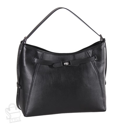 Сумка женская кожаная 2072VG black Vitelli Grassi