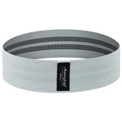 Фитнес-резинка ONLYTOP HEAVY, 42х8,2х0,3 см, нагрузка 15-25 кг, цвет серый