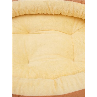 Лежанка для животных, 50×45 см, коричневая