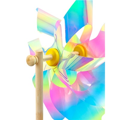 Ветерок - штекер «Космическая ромашка» 14×26 см, длина 75 см