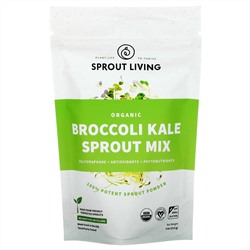 Sprout Living, Смесь ростков FD, брокколи и капуста, 4 унции (113 г)